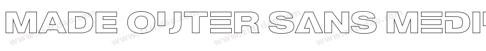 MADE Outer Sans Medium PERSONAL USE字体转换